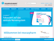 Tablet Screenshot of neuraxpharm.de